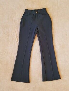Indero Black Stretch Flare Pants S/M